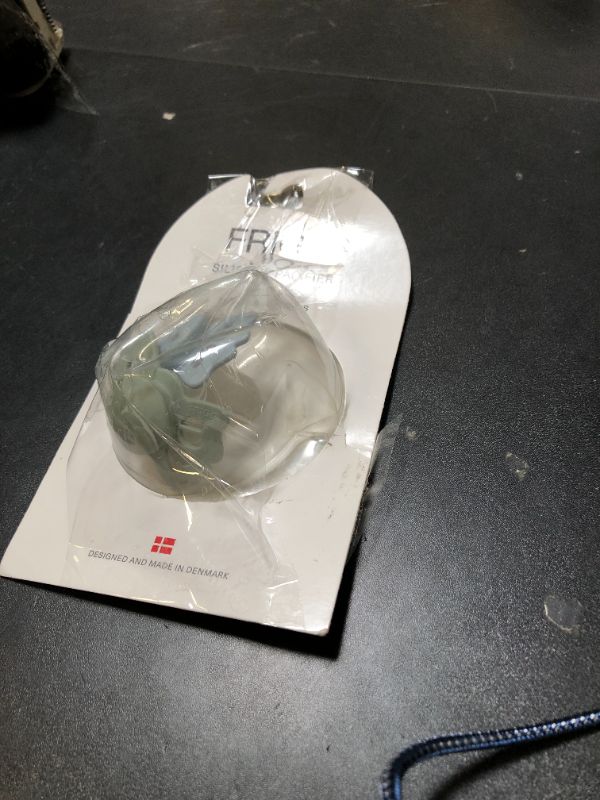 Photo 1 of FRIGG Butterfly Anatomical SilkySoft Silicone Baby Pacifier | Made in Denmark | BPA-Free (Sage/Silver Gray, 6-18 Months)