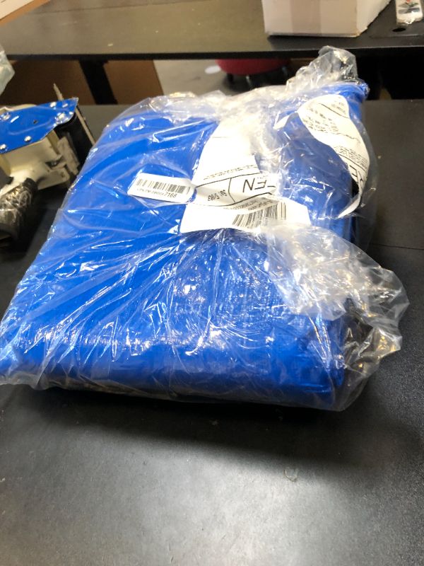 Photo 1 of TICONN Mattress Bags for Moving, Heavy Duty Queen Mattress Cover Storage Bag with Full-Around Handle and Adjustable Buckles (Blue, Queen)