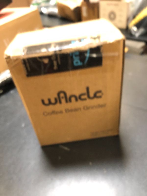 Photo 1 of Wancle Electric Burr Coffee Grinder - Adjustable with 28 Precise Grind Settings for 12 Cups - Professional Coffee Bean Grinder (Plastic, Silver)