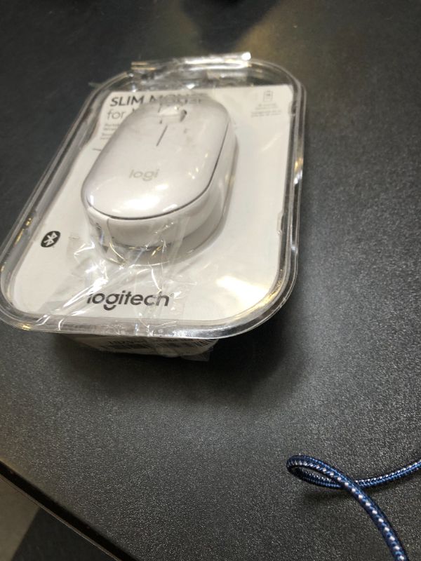 Photo 1 of Logitech Slim Wireless Bluetooth Mouse for Mac - White