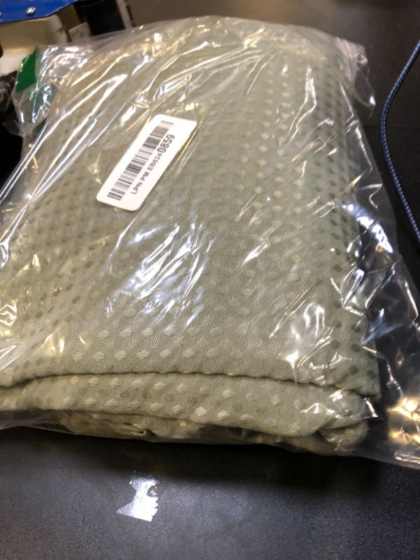 Photo 1 of PANGSINNE Sage Green Shower Curtain for Bathroom Waffle Textured Heavy Duty 80 Inch Shower Curtain Set for Bathroom, Water Repellent 256GSM Neutral Fabric Shower Curtains with 12 Metal Hooks, 72Wx80H