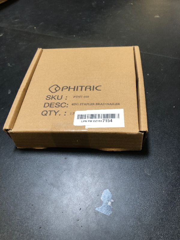 Photo 1 of Upholstery Staple Gun Heavy Duty, PHITRIC 4 in 1 Stapler Gun with 6000 Staples, Power Finish Staplers, Manual Brad Nailer Power Adjustment Furniture Stapler Gun for Wood, Carpentry, Decoration DIY