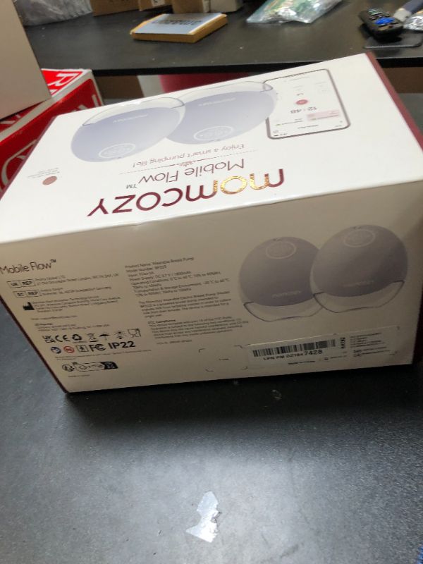 Photo 1 of Momcozy Breast Pump Hands Free Upgraded Mobile Flow | M9, App Discreet Control with Personalized Multi-Modes & 15 Levels, Wearable Breast Pump 24mm, 2 Pack Cozy Red