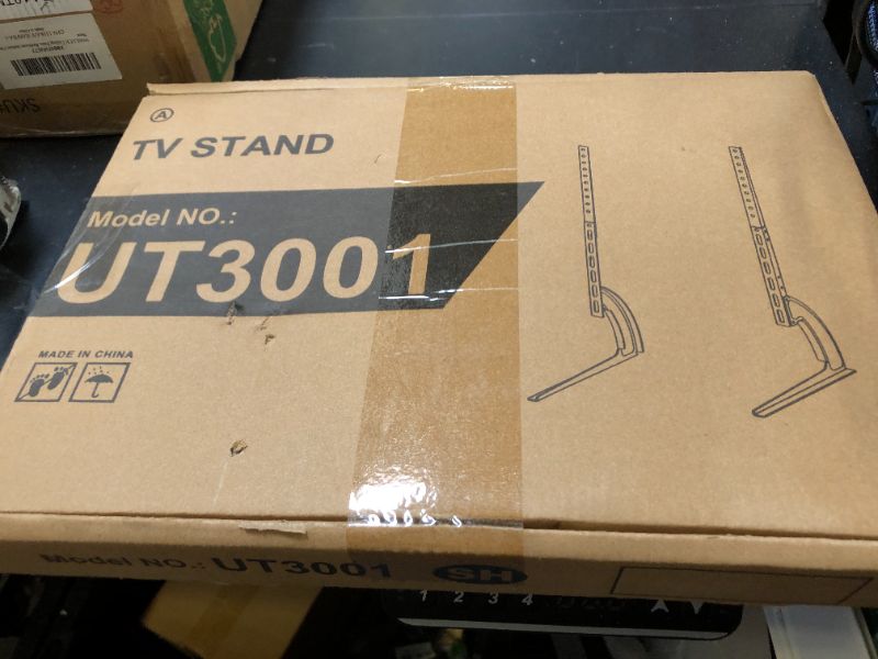 Photo 1 of TAVR Universal Table Top TV Stand Mount for 27 30 32 37 40 43 47 50 55 60 65 Inch LCD LED Flat/Curved Screen TVs, Height Adjustable TV Legs, Strong TV Base Holds up to 88 lbs, Max VESA 800x500mm