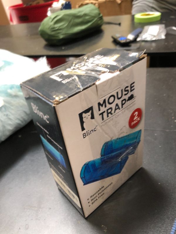 Photo 1 of Humane Mouse Trap | Catch and Release Mouse Traps That Work | Mice Trap No Kill for mice/Rodent Pet Safe (Dog/Cat) Best Indoor/Outdoor Mousetrap Catcher Non Killer Small Capture Cage (Blue)
