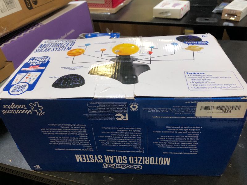 Photo 1 of Educational Insights GeoSafari Motorized Solar System - Space Toys & STEM Learning for Kids, Model Planet Kit, Science Classroom or Bedroom Decor, Astronomy Sets and Gifts for Boys & Girls Ages 8+