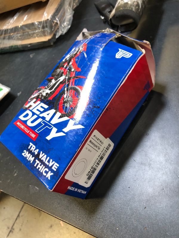 Photo 1 of PIVOTRAX 70/100-19 (2.75/3.00-19, 80/100-19) 19" Heavy Duty E-Bike Electric Dirt Bike Inner Tube - 2 mm Reinforced Thickness-TR4- Fits Most 3.00-19 MX Tires, Surron LightBee X, UltraBee, Talaria