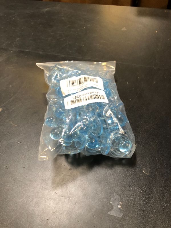 Photo 1 of Pacifiers for Baby Shower Game, 36 Plastic Pacifiers for Baby Shower Decoration DIY, Large Size Baby Shower Pacifiers, Gender Reveal Party Table Scatter/Hunt Baby Shower Game Props(Blue, 2.75 in)