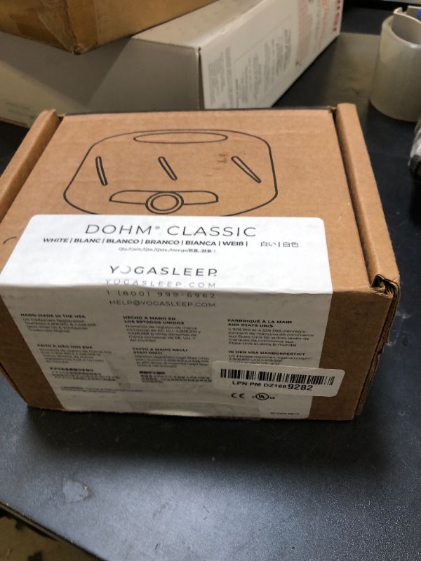 Photo 1 of Yogasleep Dohm Classic (White) The Original White Noise Sound Machine, Soothing Natural Sounds from a Real Fan, Sleep Therapy for Adults & Baby, Noise Cancelling for Office Privacy & Meditation