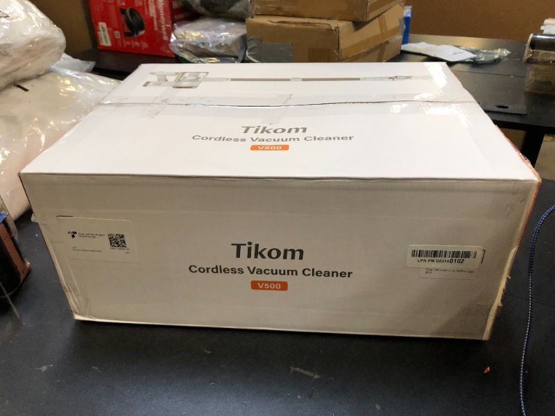 Photo 1 of Tikom V500 Cordless Vacuum Cleaner for Home, 40000Pa/450W Stick Vacuum with LED Touch Screen, Charging Wall Dock, Anti-Tangle, Lightweight Handheld Vacuum for Pet Hair, Hard Floor, Carpet