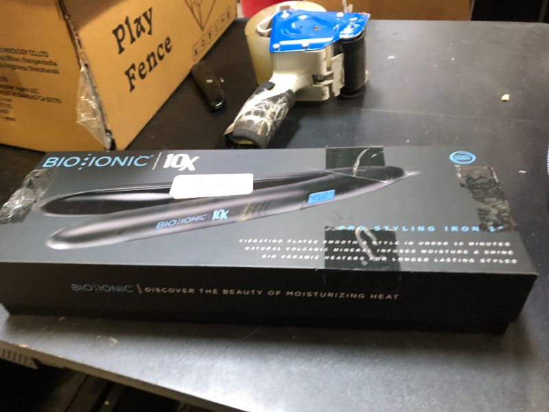 Photo 1 of Bio Ionic 10X Styling Iron, 1" Hair Straightener with Moisturizing Heat Technology, Flat Iron for 10-Minute Styling, Hair Straightener and Curler