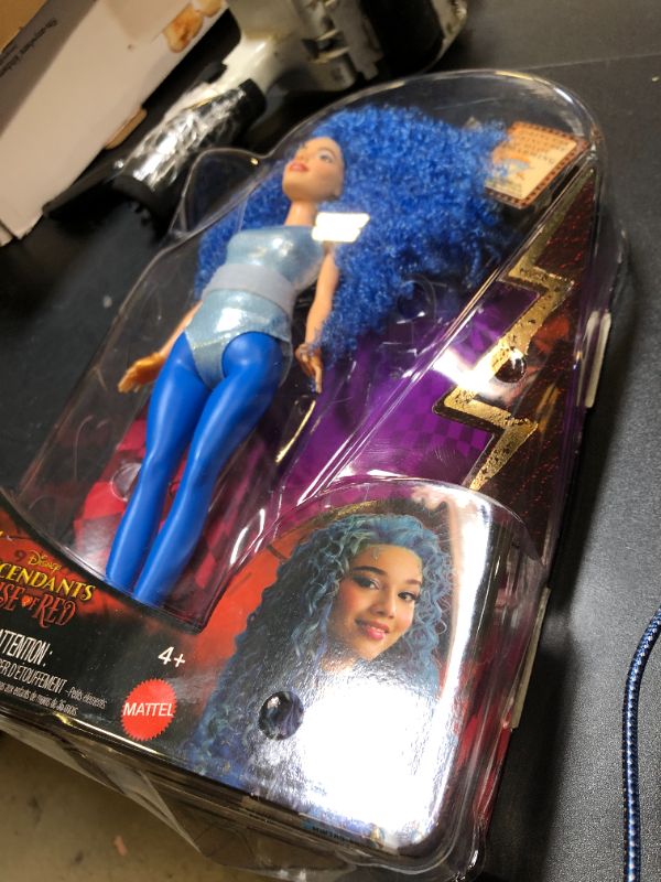 Photo 1 of Mattel Disney Descendants: The Rise of Red Fashion Doll & Accessory, Princess Chloe Charming, Daughter of Cinderella with Movie-Inspired Clothes & Sword