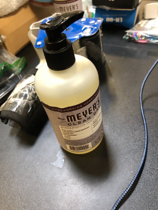 Photo 1 of Mrs. Meyer's Hand Soap, Made with Essential Oils, Biodegradable Formula, Lavender, 12.5 Fl. Oz