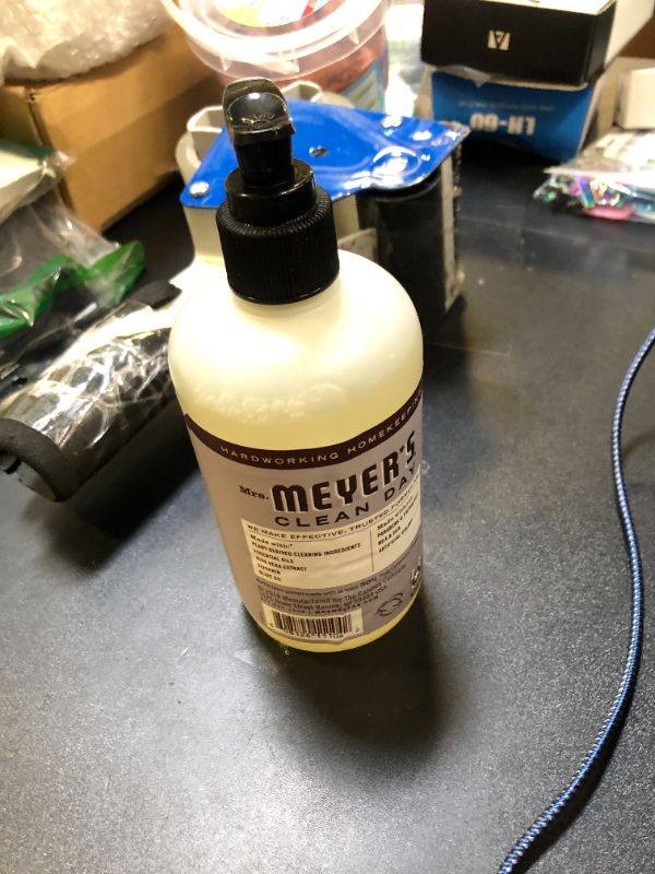 Photo 1 of Mrs. Meyer's Hand Soap, Made with Essential Oils, Biodegradable Formula, Lavender, 12.5 Fl. Oz