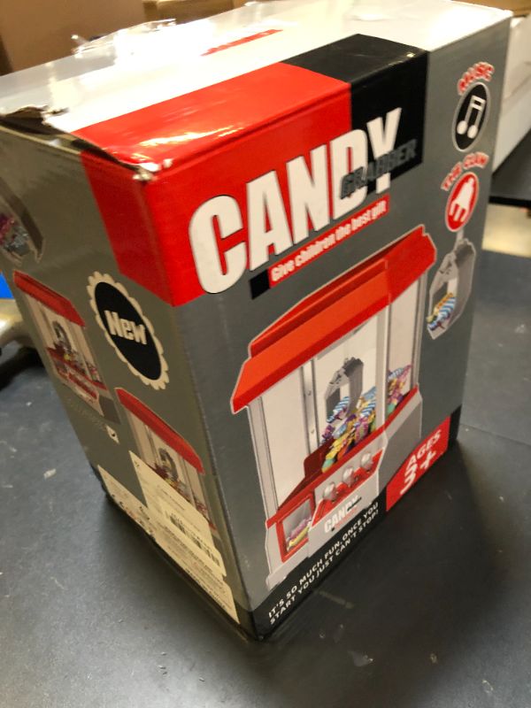 Photo 1 of Claw Machine for Kids Toy Mini Claw Machine Candy Grabber Prize Dispenser Vending Machine Arcade Game Machines for Home Party Christmas Birthday Gifts Cool Girl Toys