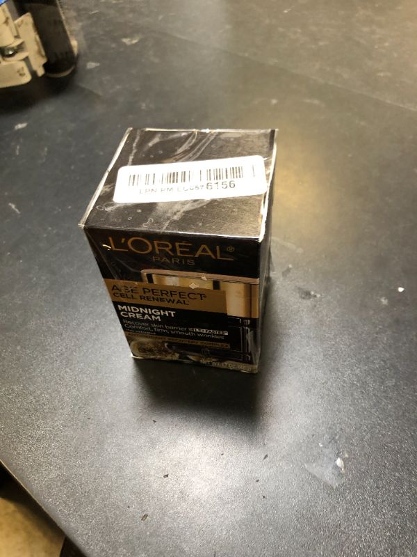 Photo 1 of L'Oreal Paris Age Perfect Anti-Aging Midnight Cream, Reduce Wrinkles & Firm 1.7oz + Serum Sample