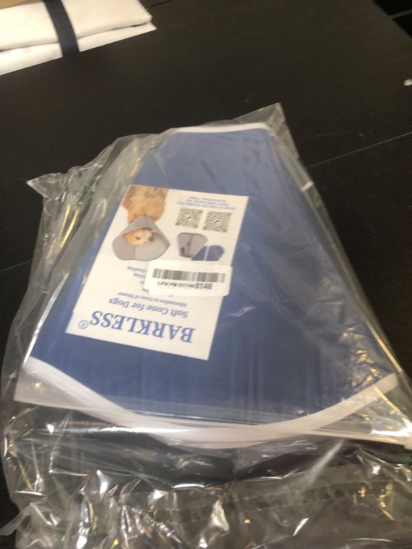 Photo 1 of BARKLESS Dog Cone, Soft Cone for Dogs After Surgery to Stop Licking, Alternative to Recovery Collar for Large Breeds, Adjustable Elizabethan Collar for Neutering and Wound Care
