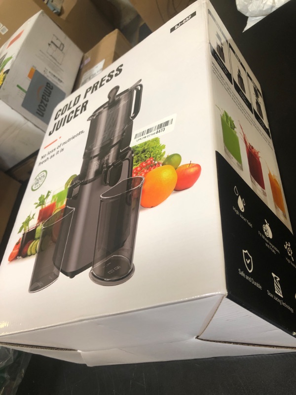 Photo 1 of Juicer Machines with 5.8" Extra Large Feed Chute, Cold Press Juicer For Whole Vegetables and Fruits, 400W Professional Slow Masticating juicer Easy to Clean for Batch Juicing Mothers Day Gifts for Mom