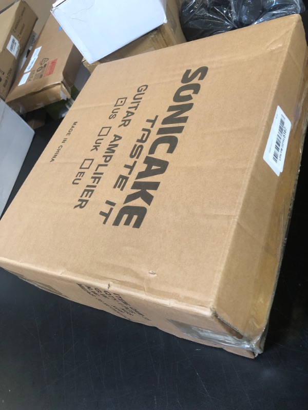 Photo 1 of SONICAKE 15W Electric Guitar Amplifier with Dual-Channel, All-in-one Speaker with Headphone Output, 3-Band EQ and AUX Input, Portable Compact Design Amp for Practice - Sprint QAM-15