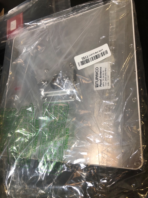 Photo 1 of Tupavco TP511 WiFi Panel Antenna 2.4GHz (20dBi) Outdoor Directional (2400-2483 MHz) Wireless Network Signal (Pole Mast Mount) Weatherproof High-Gain Long Distance Range (N-Female Connector)
