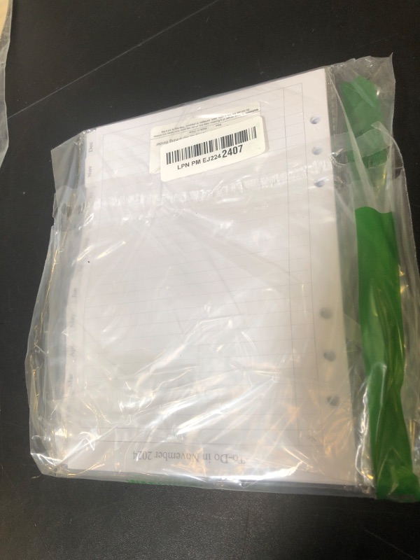 Photo 1 of newestor 2025 Monthly Planner Refill for A5 Binder, Two Pages Per Month, from January 2025 - December 2025, 5.6"x8.25", 6-Hole Punched