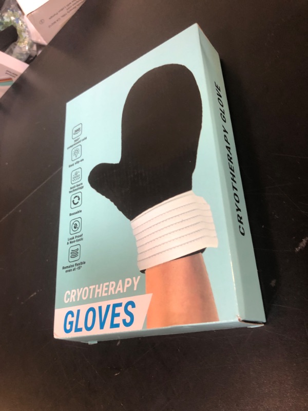 Photo 1 of Wrist Wrap Cold Hand Therapy Gloves, Glove Ice Pack, Ice and Heat Therapy Pain Relieving Mittens | Microwavable and Freezable, Arthritis, Finger and Hands Injuries, Carpal Tunnel (2 Count)