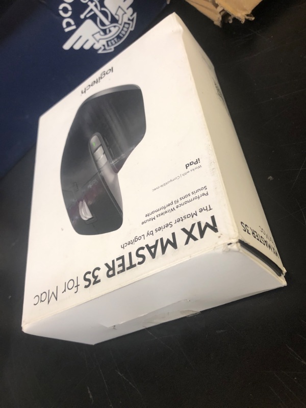 Photo 1 of Logitech MX Master 3S for Mac - Wireless Bluetooth Mouse with Ultra-Fast Scrolling, Ergo, 8K DPI, Quiet Clicks, Track on Glass, Customization, USB-C, Apple, iPad - Space Grey