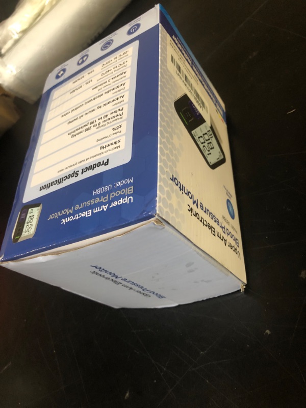 Photo 1 of Blood Pressure Machine Upper Arm, 2 Size Cuffs Fit Arms from Medium 9"-17" to Extra Large XL Cuff 13"-21", Accurate Automatic Digital BP Monitor Home Use, Large Backlit LCD, BP Cuff with 2-User Mode