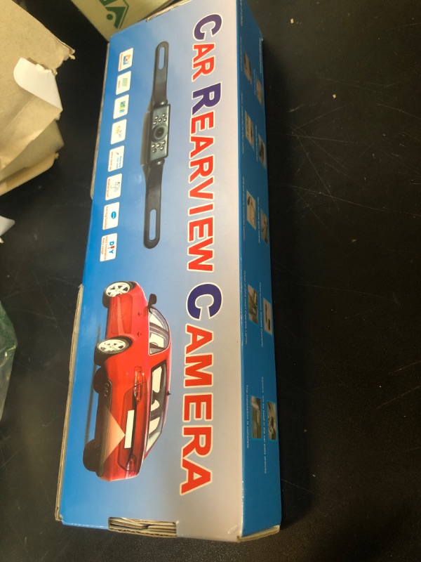 Photo 1 of Car Backup Camera HD Night Vision Rear View Camera License Plate Camera with 9 LED Lights, Font & Rear Camera, Wide View Angle, IP69K Waterproof Reverse Camera for Cars,SUV,Trucks,RV, Pickup