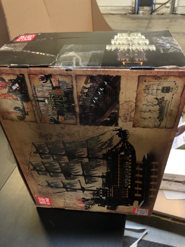 Photo 1 of Mould King Large Pirates Ship Model Building Blocks Kits, MOC Dutchman Building Block Pirate Ship Construction Set to Build, Toys Gift for Kids Age 8+/Adult Collections Enthusiasts (4364+Pieces)
