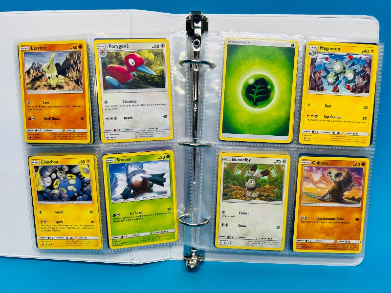 Photo 1 of 025004…final sale no returns/refunds- 160 mixed Pokemon cards in binder