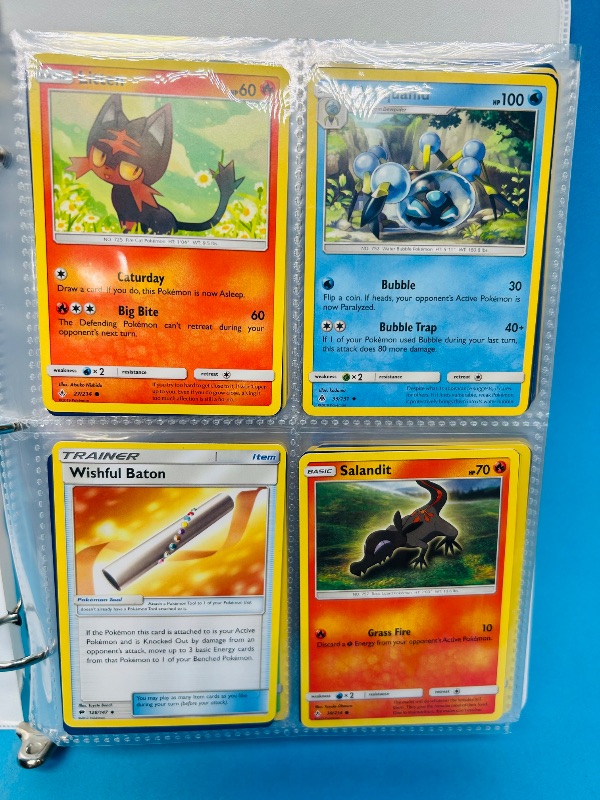 Photo 1 of 025004…final sale no returns/refunds- 160 mixed Pokemon cards in binder