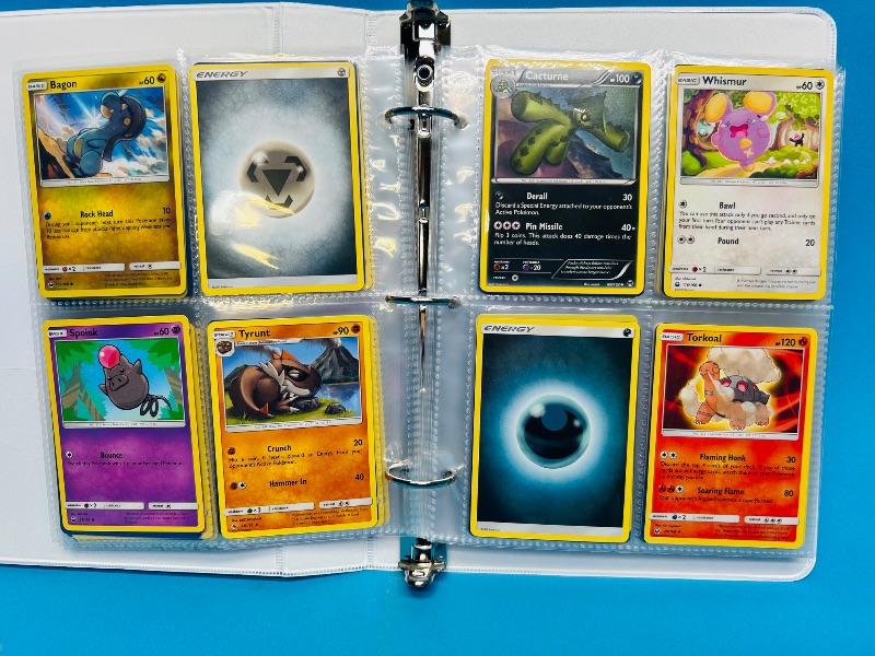 Photo 1 of 025004…final sale no returns/refunds- 160 mixed Pokemon cards in binder