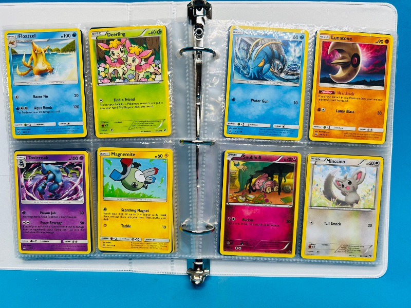 Photo 1 of 025005… final sale no returns/refunds- 160 mixed Pokemon cards in binder