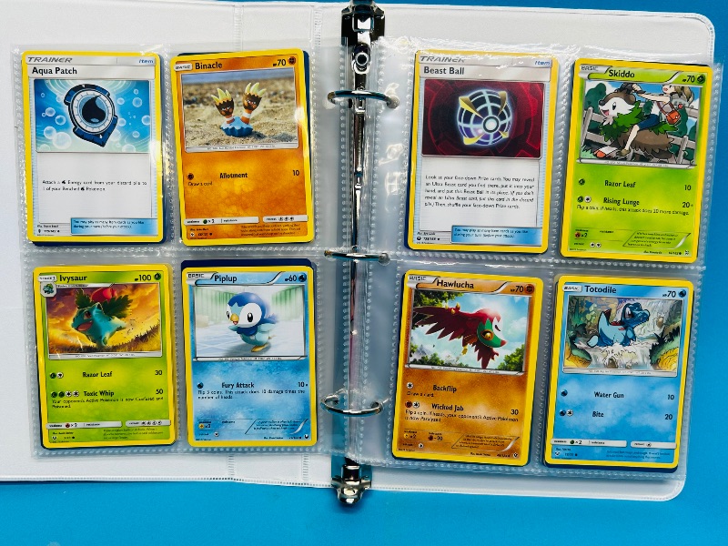 Photo 1 of 025005… final sale no returns/refunds- 160 mixed Pokemon cards in binder