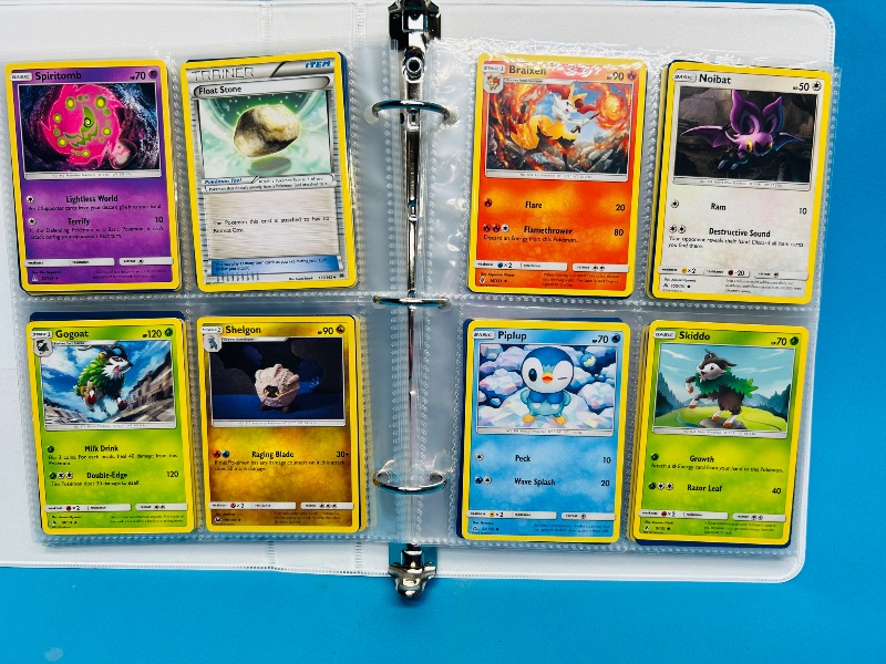 Photo 1 of 025005… final sale no returns/refunds- 160 mixed Pokemon cards in binder
