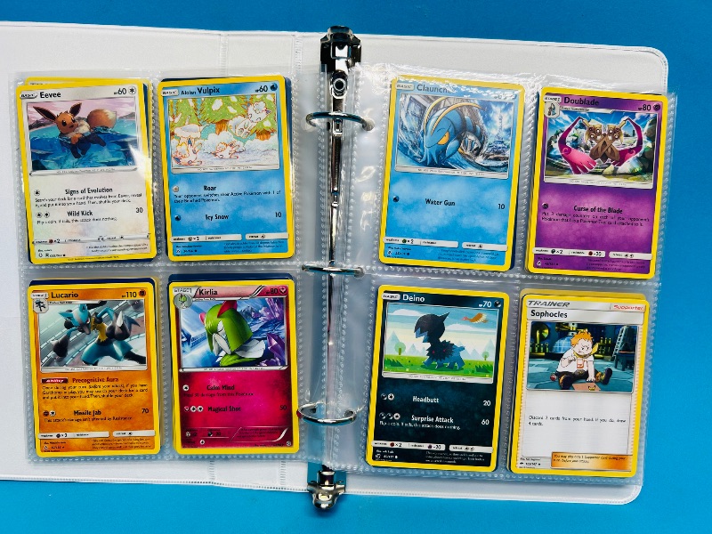 Photo 1 of 025005… final sale no returns/refunds- 160 mixed Pokemon cards in binder