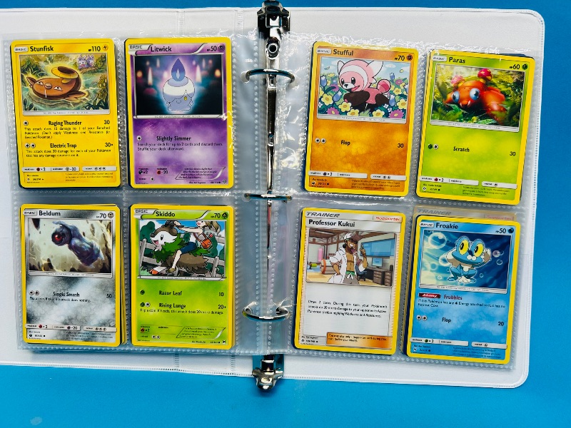 Photo 1 of 025005… final sale no returns/refunds- 160 mixed Pokemon cards in binder