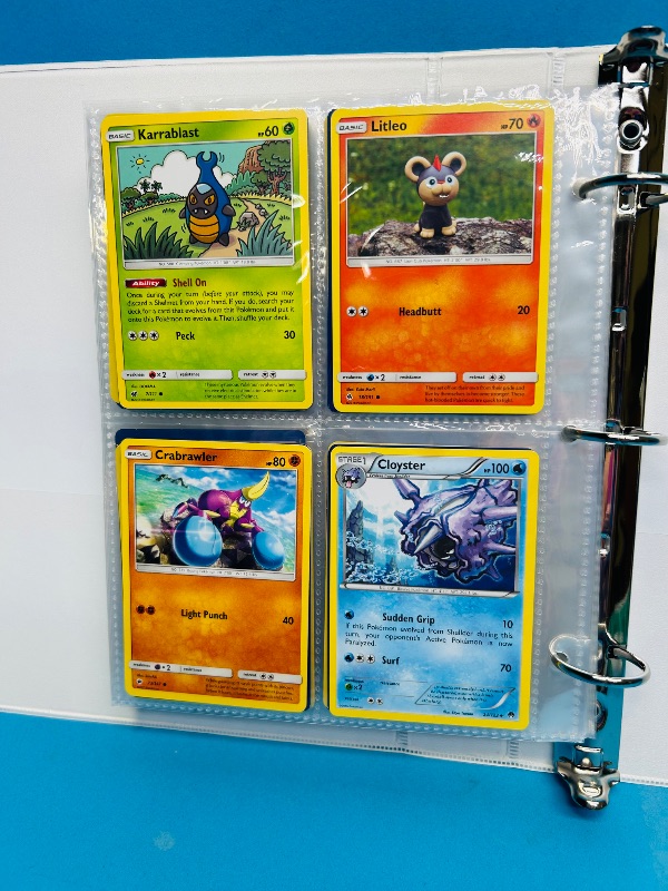 Photo 1 of 025005… final sale no returns/refunds- 160 mixed Pokemon cards in binder