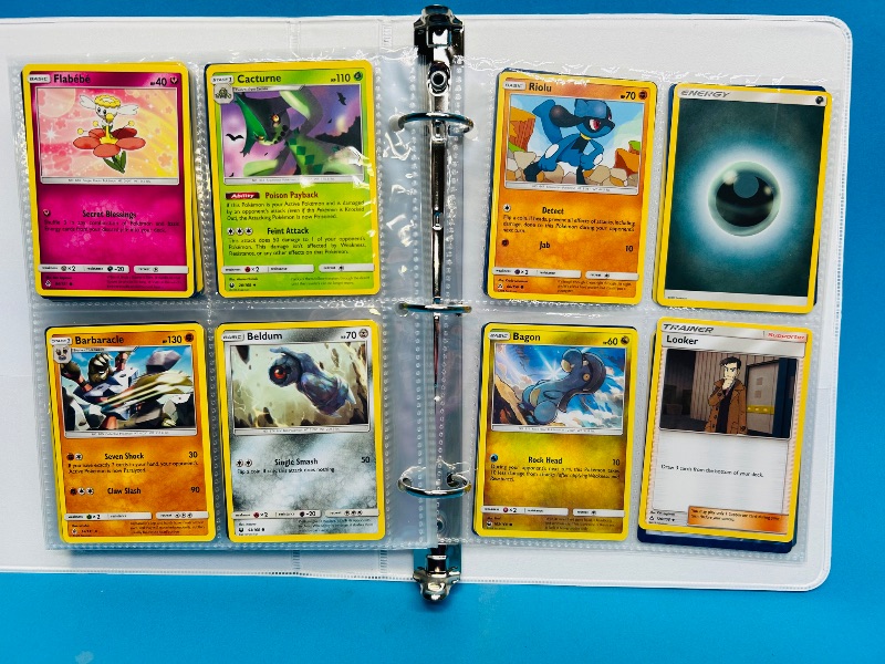 Photo 1 of 025005… final sale no returns/refunds- 160 mixed Pokemon cards in binder