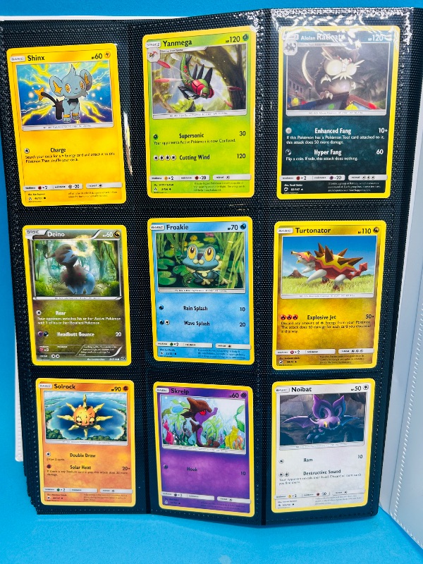 Photo 1 of 025006… final sale no returns/refunds- 360 mixed Pokemon cards in binder