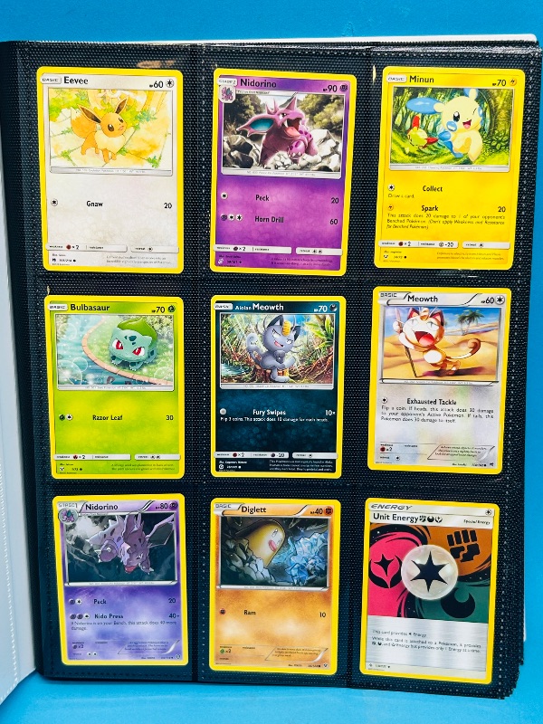 Photo 1 of 025006… final sale no returns/refunds- 360 mixed Pokemon cards in binder