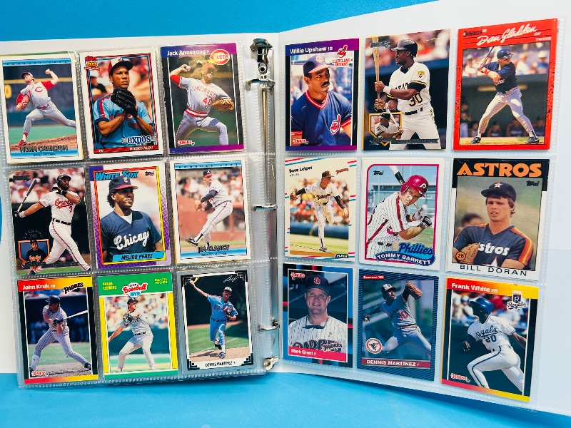 Photo 1 of 025007… final sale no returns/refunds- 360 mixed baseball cards in binder