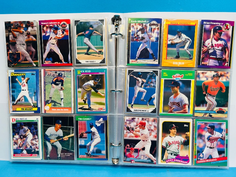 Photo 1 of 025007… final sale no returns/refunds- 360 mixed baseball cards in binder