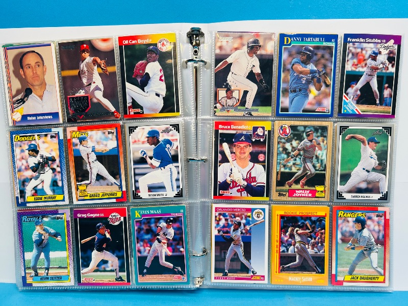 Photo 1 of 025007… final sale no returns/refunds- 360 mixed baseball cards in binder