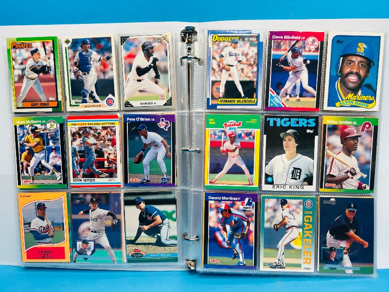 Photo 1 of 025007… final sale no returns/refunds- 360 mixed baseball cards in binder