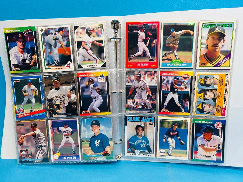 Photo 1 of 025007… final sale no returns/refunds- 360 mixed baseball cards in binder