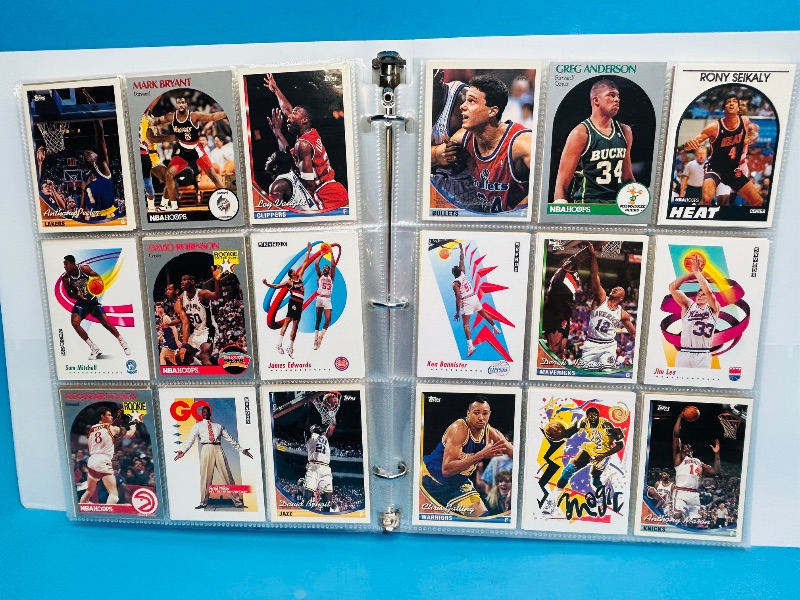 Photo 1 of 025008…  final sale no returns/refunds- ,360 mixed basketball cards in binder