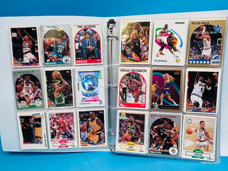 Photo 1 of 025008…  final sale no returns/refunds- ,360 mixed basketball cards in binder