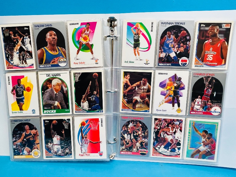 Photo 1 of 025008…  final sale no returns/refunds- ,360 mixed basketball cards in binder